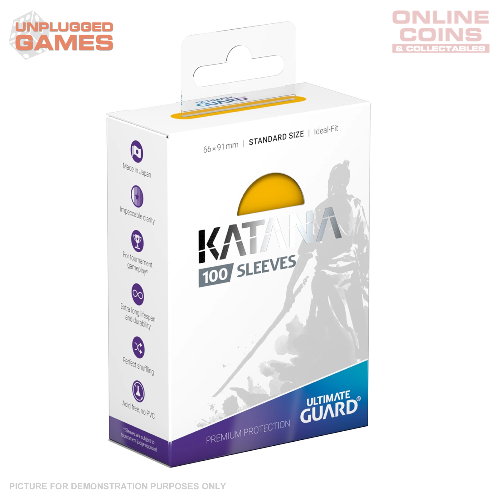 Ultimate Guard KATANA Sleeves - Yellow